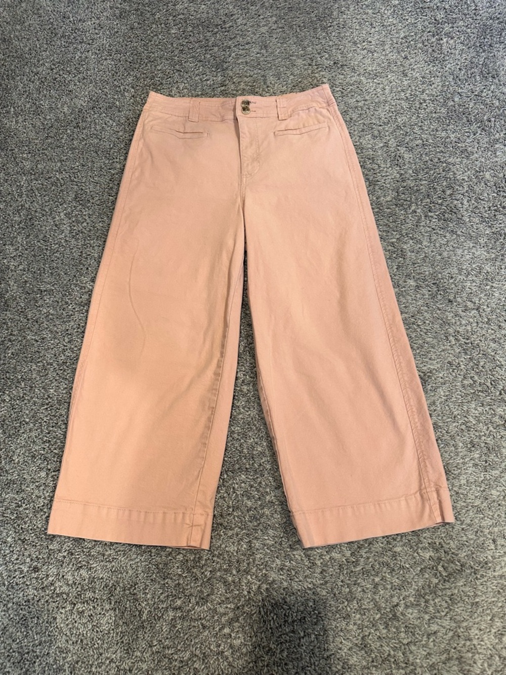 A New Day Wide Leg Stretch Elastizado Jeans Women’s Size 8 Peachy Pink Color